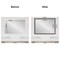 Amanti Art Mirror Makeover Bathroom Mirror Frame Border Kit - Fully Assembled Peel and Stick Frame - Mirror NOT Included - Rustic Plank Narrow Trim